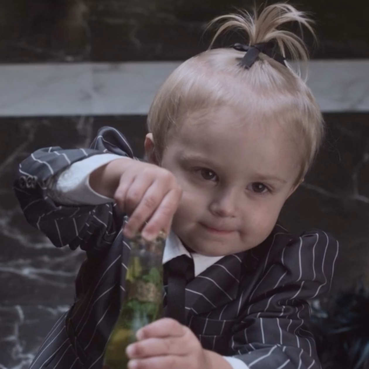 Is Sunny a real baby in A Series of Unfortunate Events?