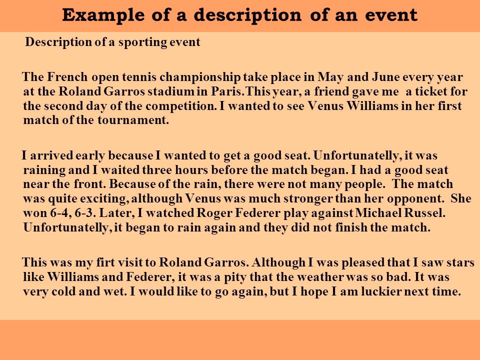 What to say about a great event?