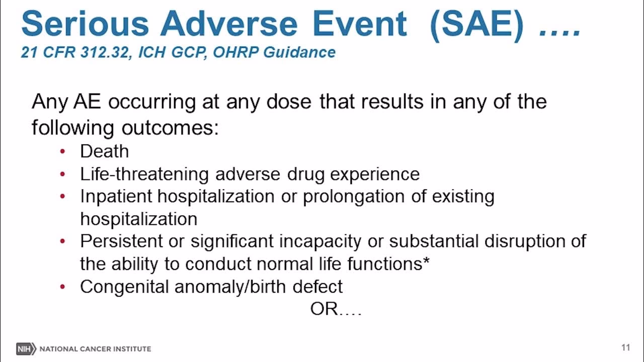 What defines an adverse event?