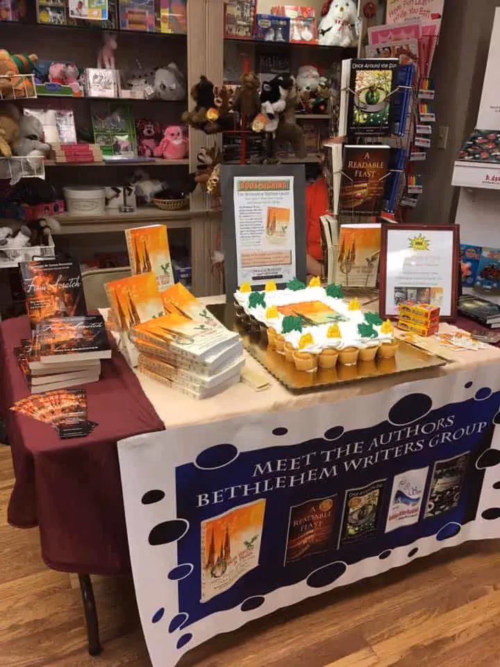 What happens at a book signing event?