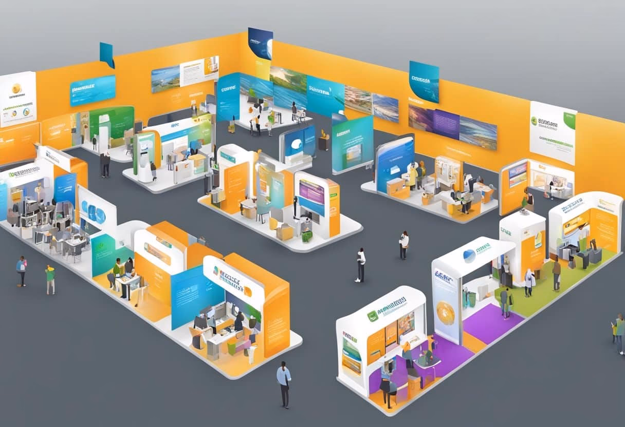 What is an event booth?