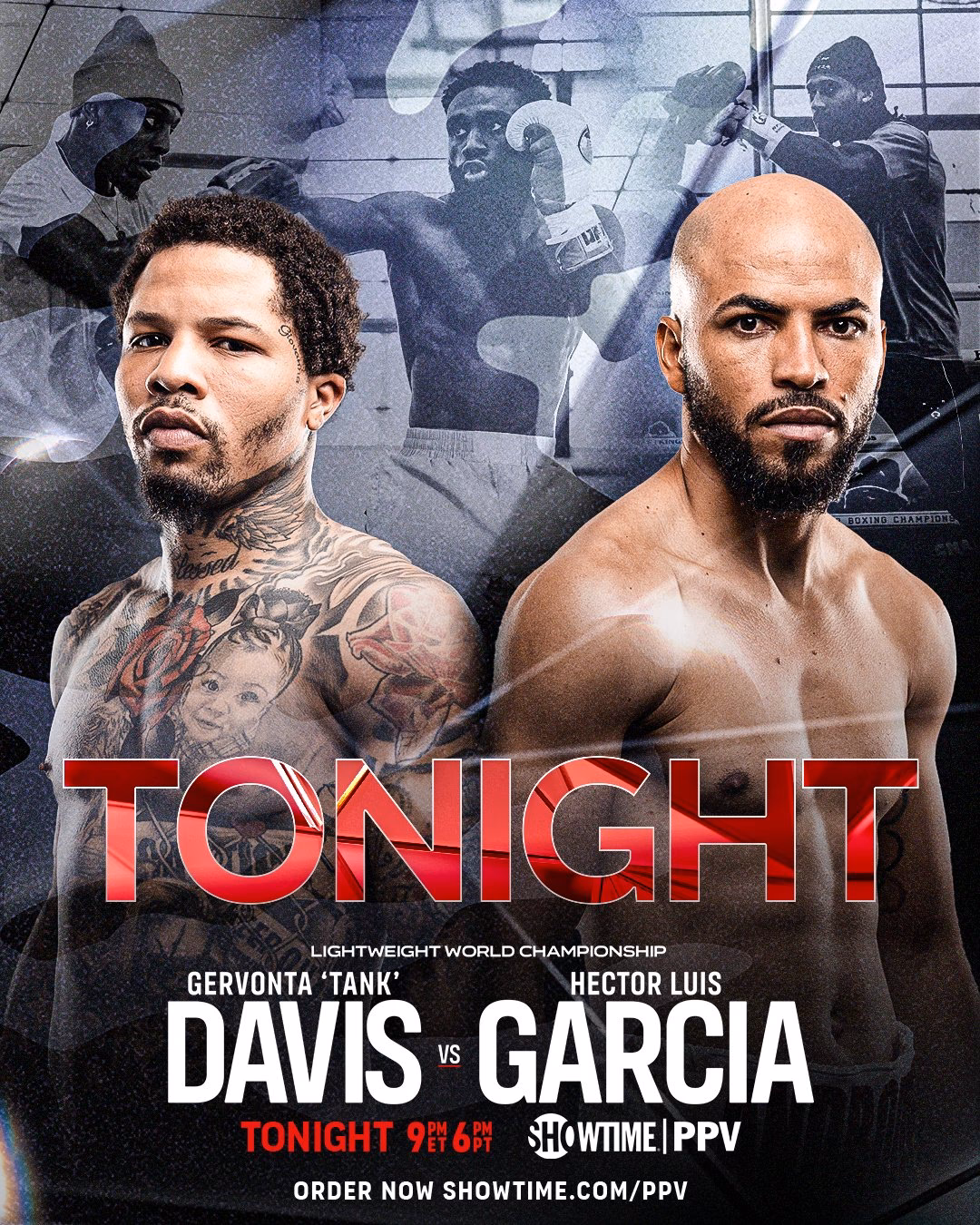 Where can I see the boxing match tonight?