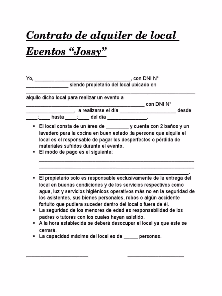 ¿Cuál es la duración mínima de un contrato de alquiler de local?