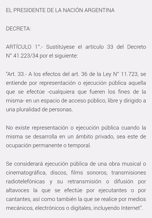 ¿Cuándo no se paga SADAIC?