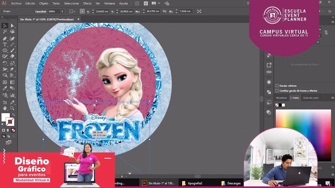 ¿Cuánto cuesta un curso de diseño gráfico?