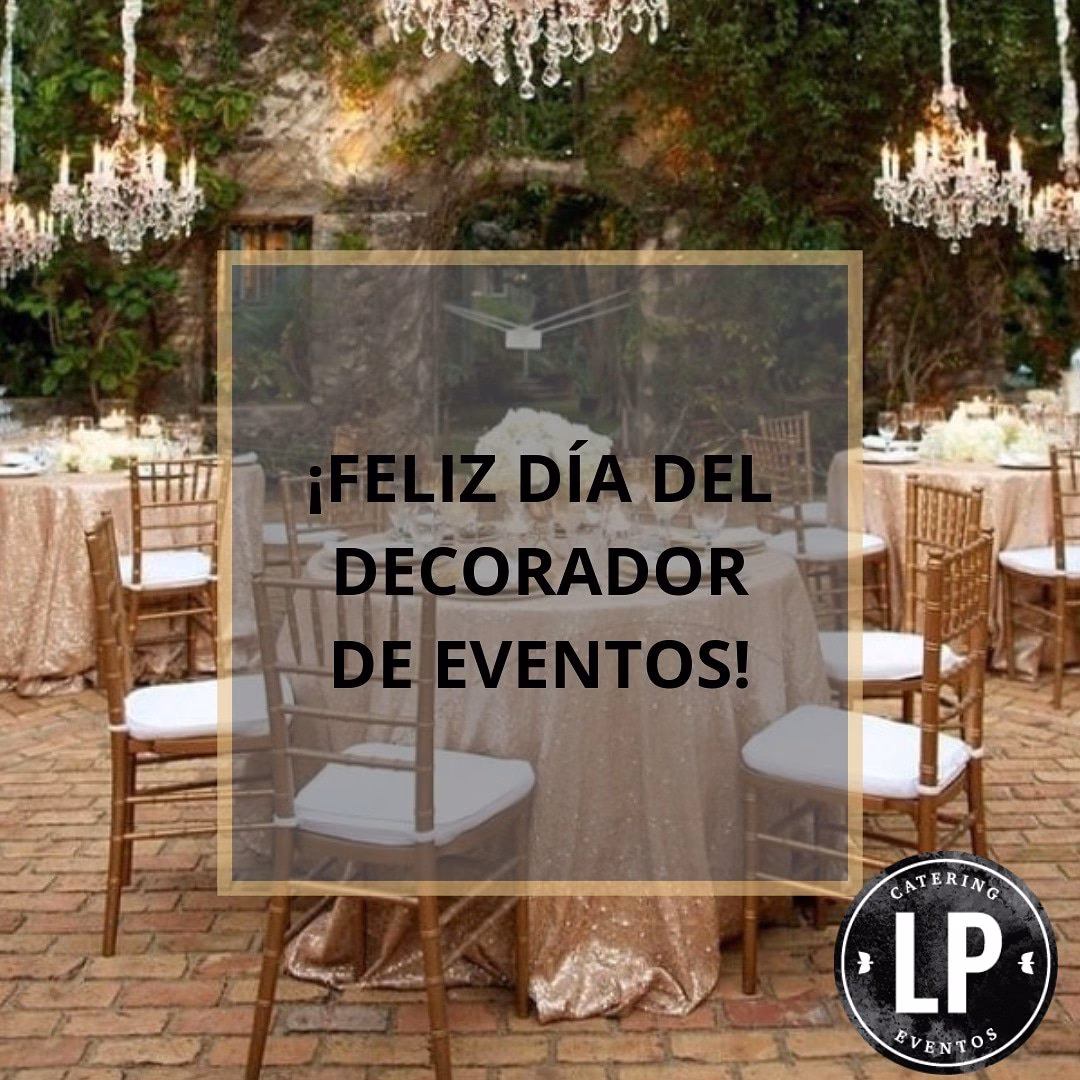 ¿Cuándo es el día del decorador de eventos?