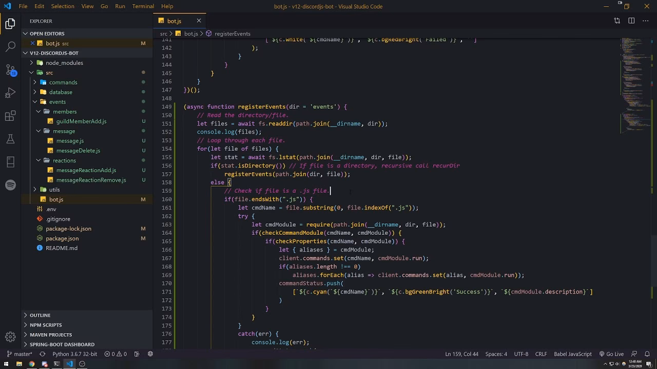 Can Discord bots make events?