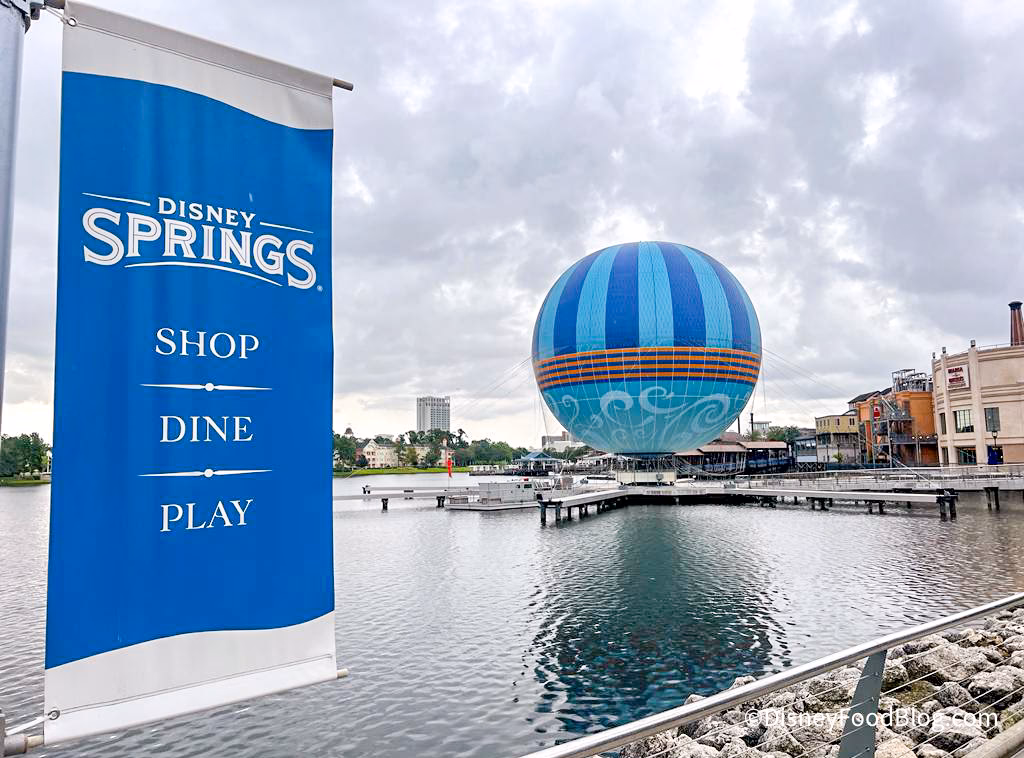 What happens at Disney Springs at night?