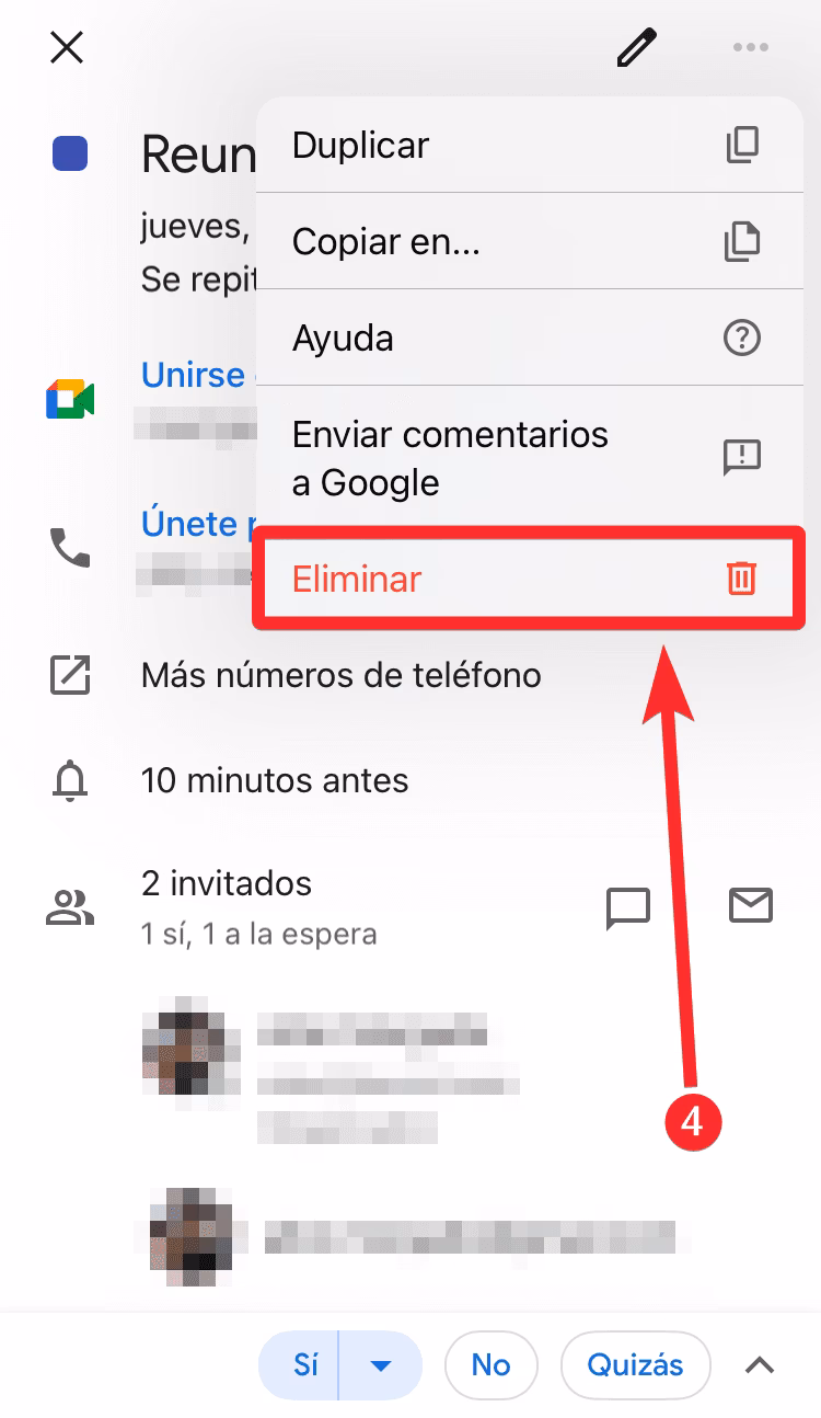 ¿Cómo quitar las fiestas del calendario?