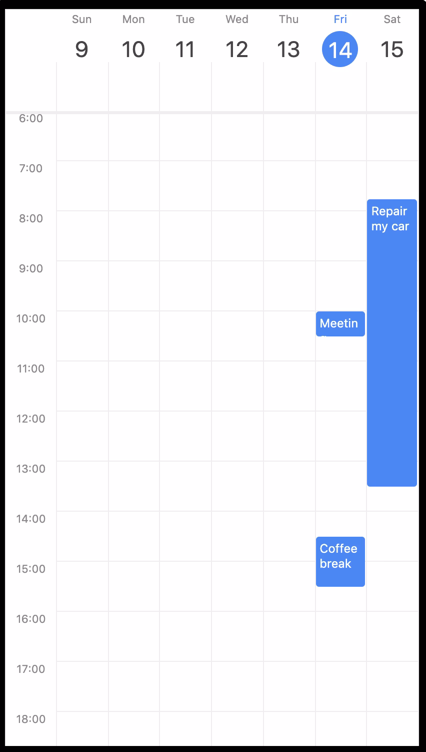 How do you select the year in React Native calendars?
