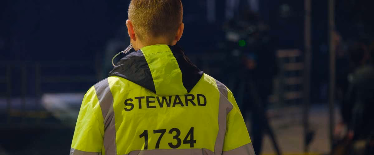 What is the job of a festival steward?