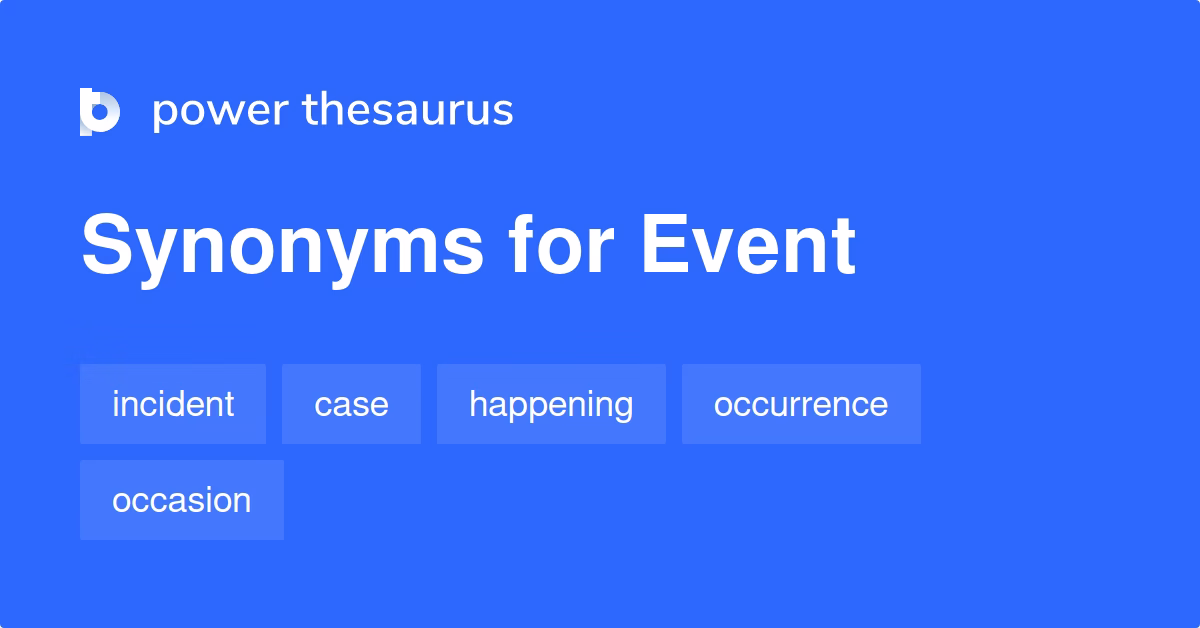 What is a synonym for gathering or event?