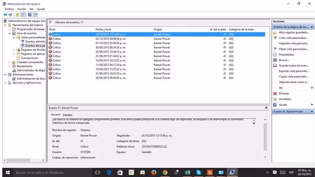 ¿Cómo solucionar el error kernel?