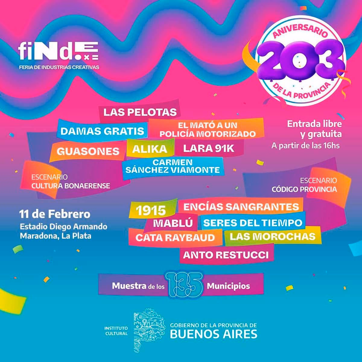 ¿Quién canta en el hipódromo de la Plata?