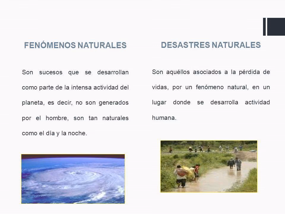 ¿Qué significa un evento natural?