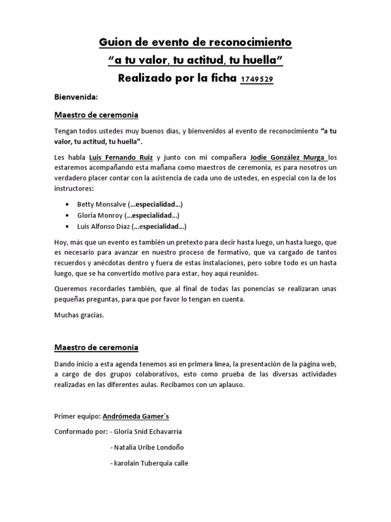 ¿Cómo hacer un programa para dirigir un evento?