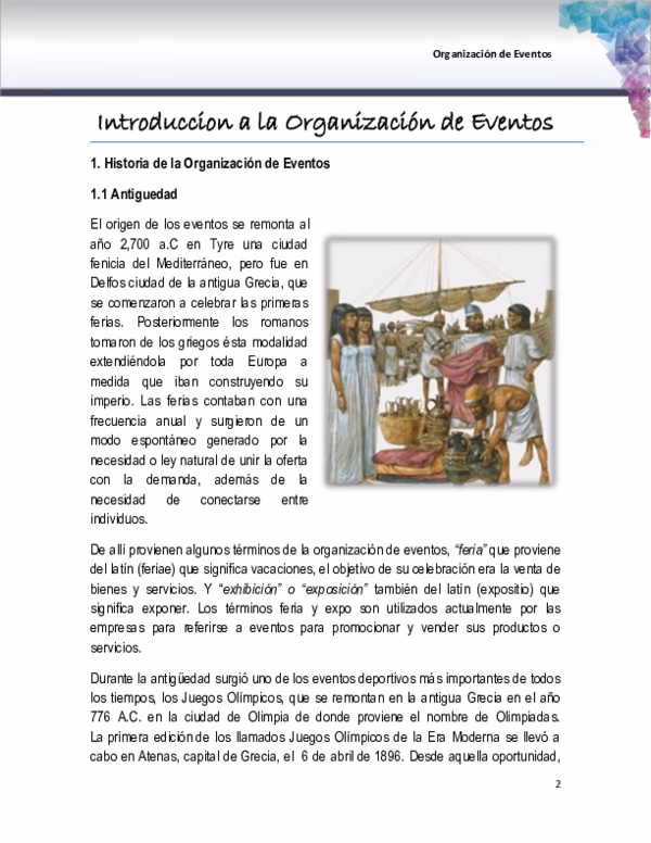 ¿Cuál fue el primer evento de la historia?