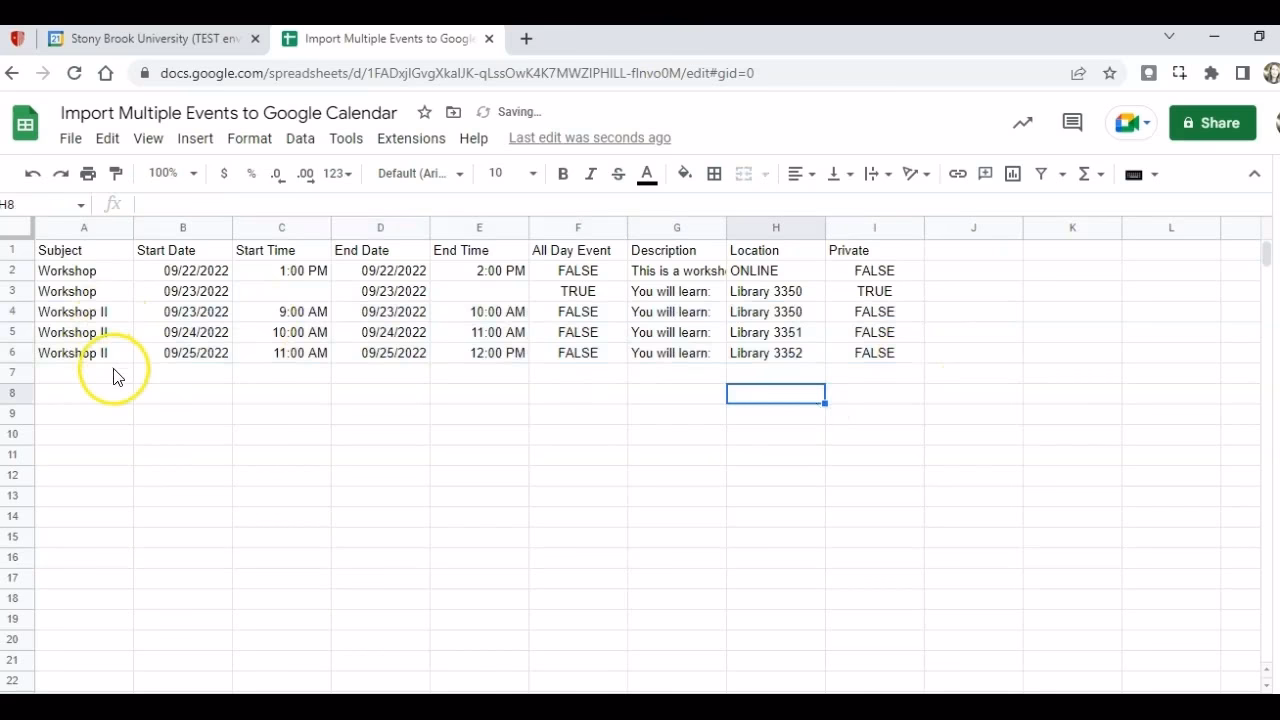 Can you sync Google Calendar with an Excel spreadsheet?
