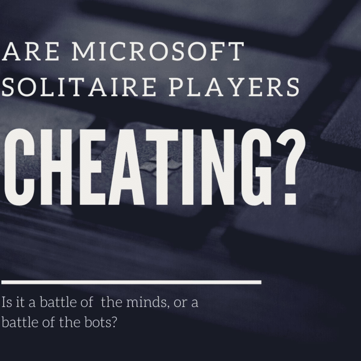 How do you cheat on Solitaire Windows 7?