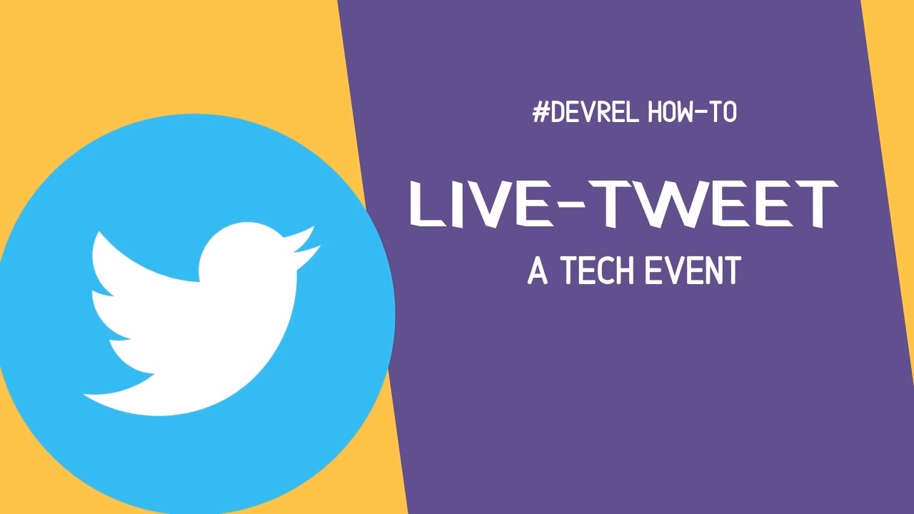 How to live tweet a conference?