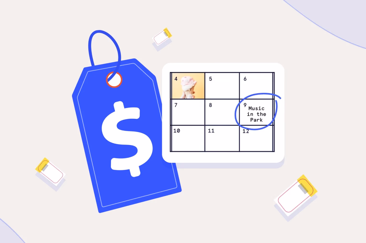 How to calculate the cost of an event?