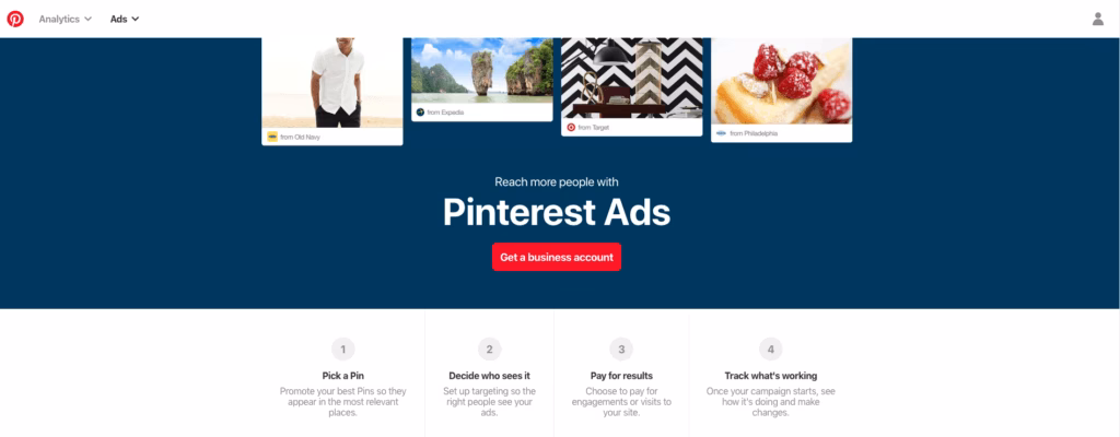 How can Pinterest be used to market and promote events?