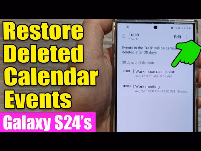 Why did my calendar events disappear on Android Samsung?