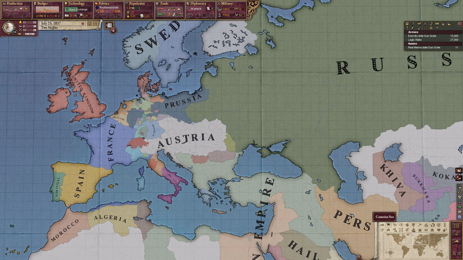How much infamy is bad in Victoria 2?