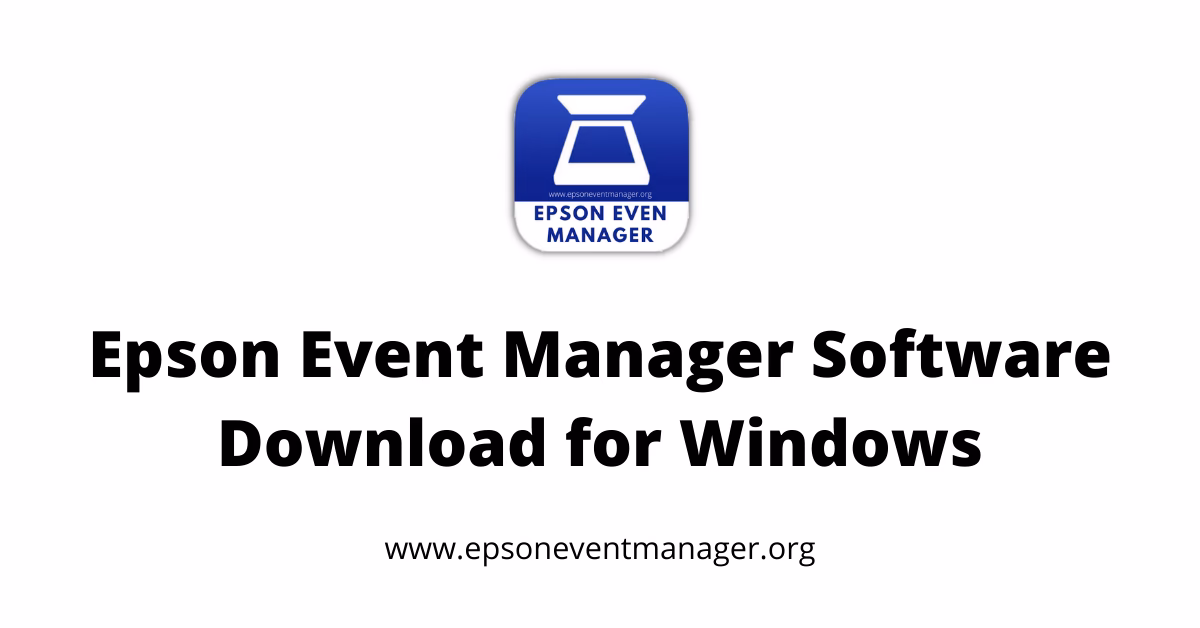 ¿Dónde encuentro el software Epson Event Manager?