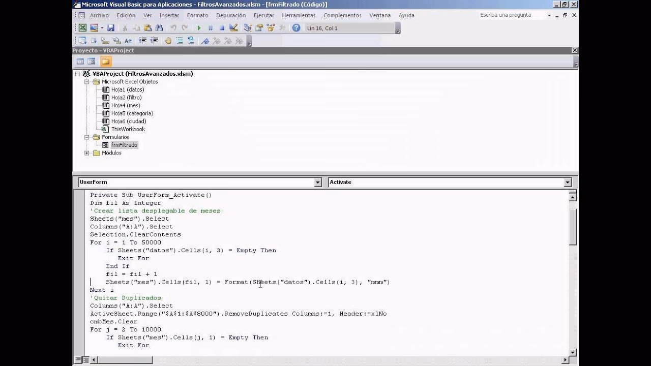 ¿Qué es la lista desplegable en Visual Basic?