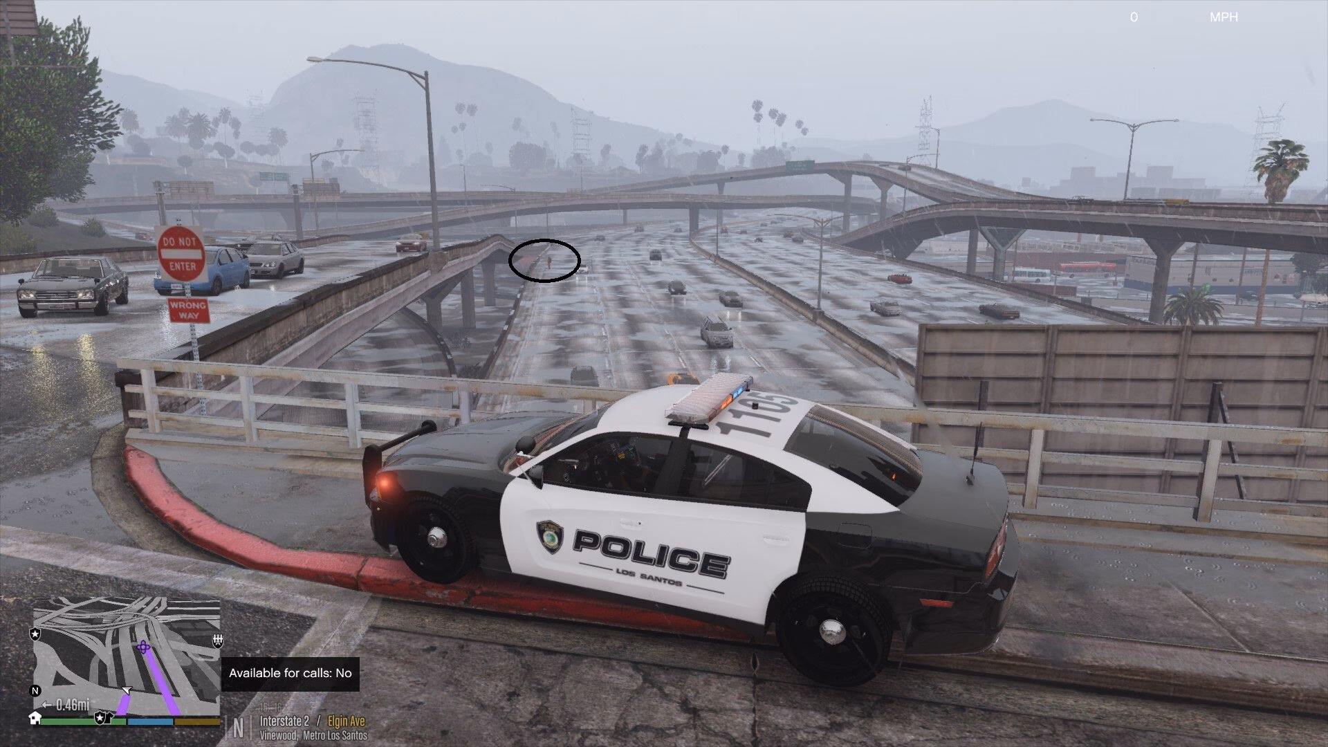What does code 2 mean in LSPDFR?