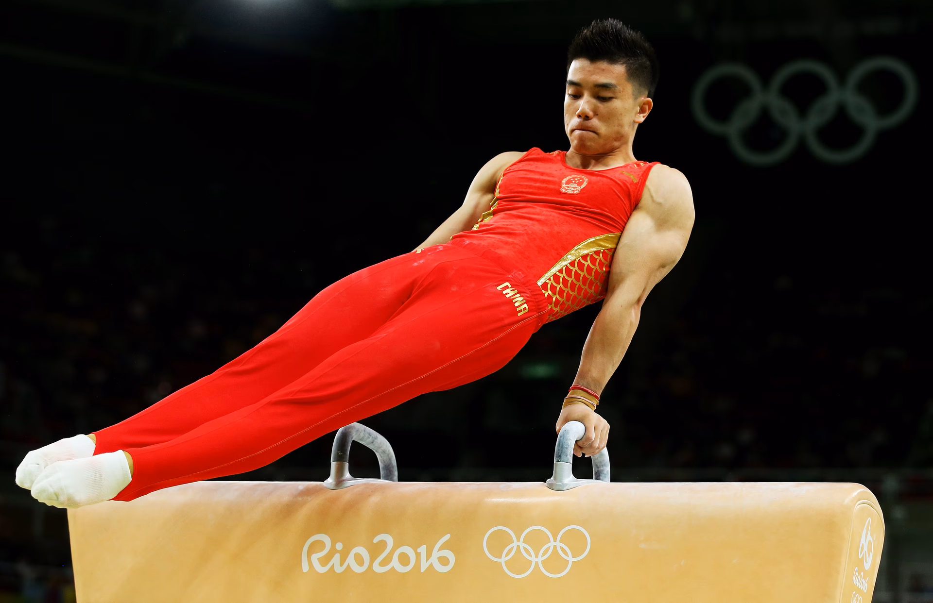 How many levels are in men's gymnastics?