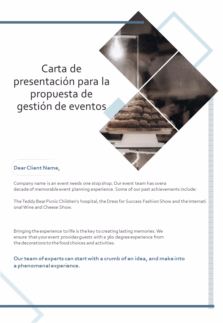 ¿Cómo presentar una idea de evento?