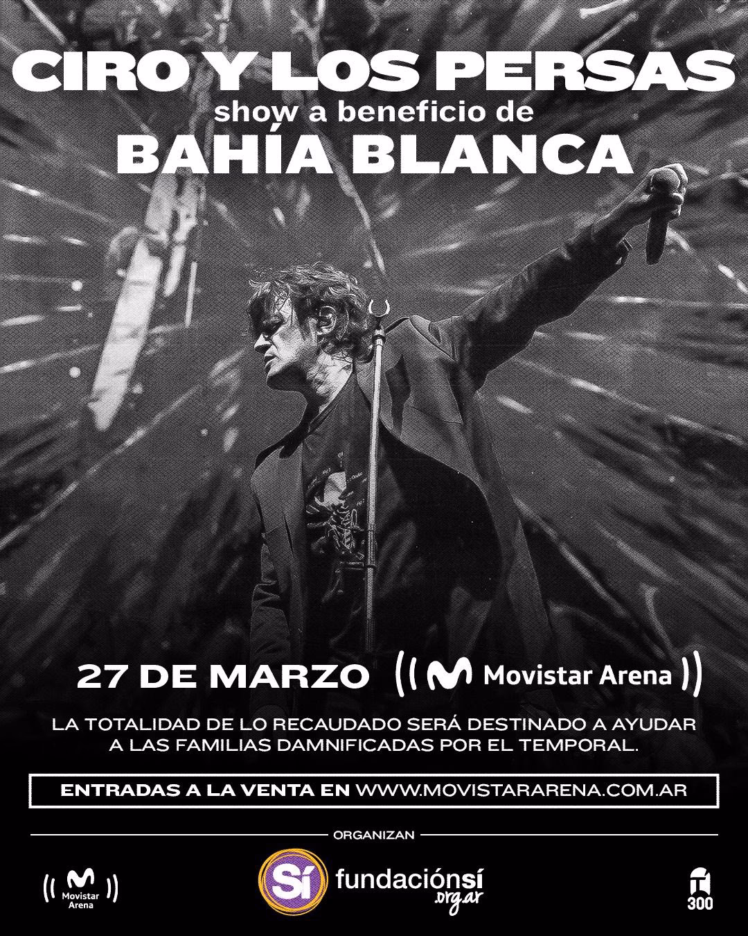¿Cuánto cuesta la entrada para Ciro y los Persas en Movistar Arena?