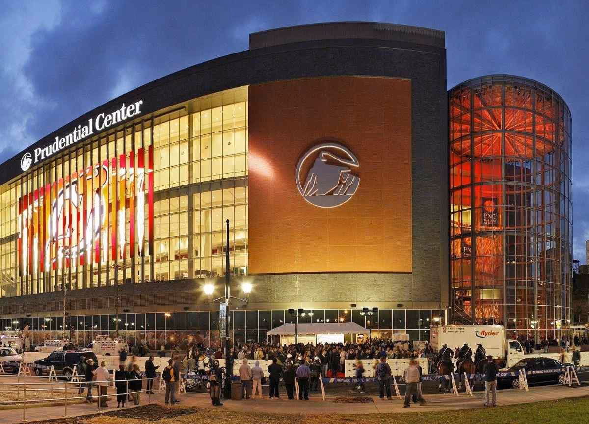How many seats are in Prudential Center for concerts?