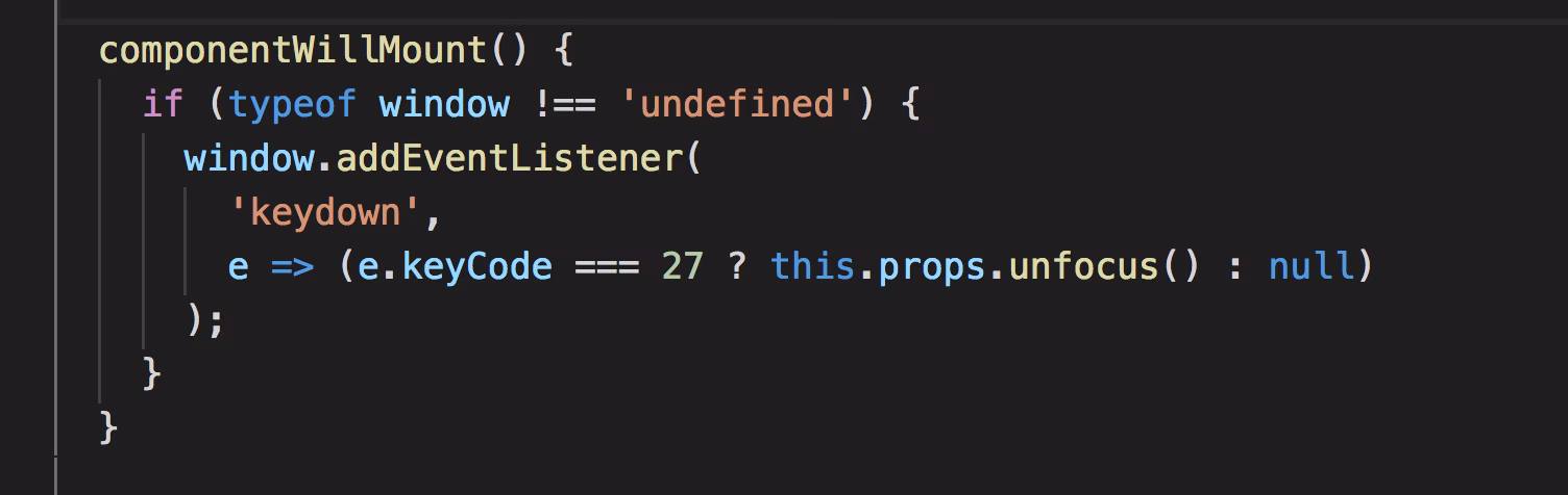 How to trigger a KeyDown event in React?