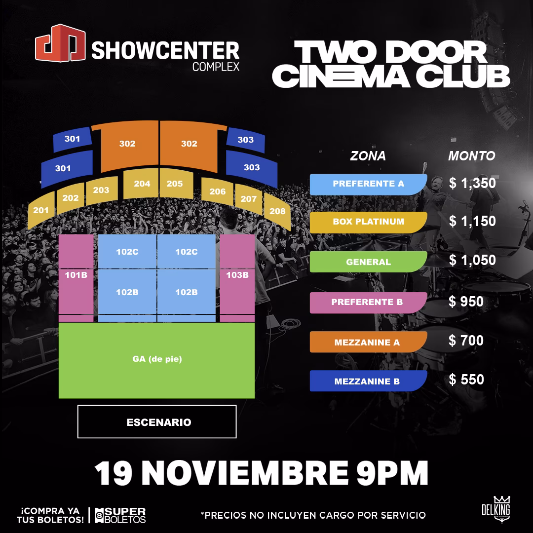 ¿Cuántas personas le caben al Showcenter Complex?