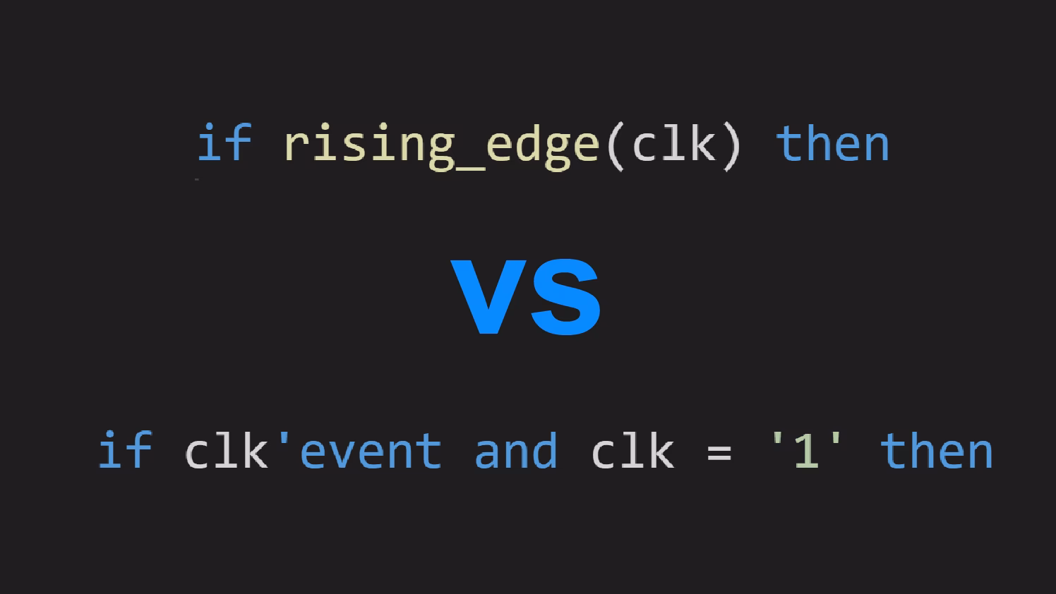 What is the event in VHDL?