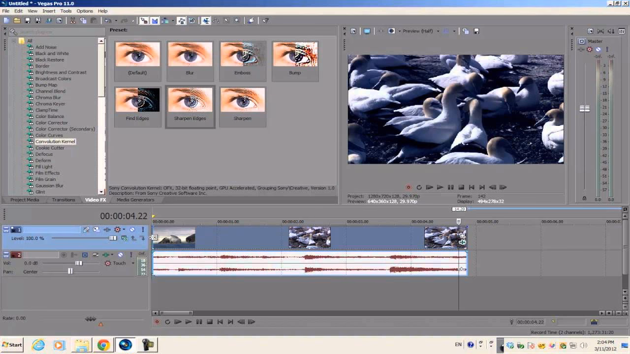 How to make effects in Vegas Pro?