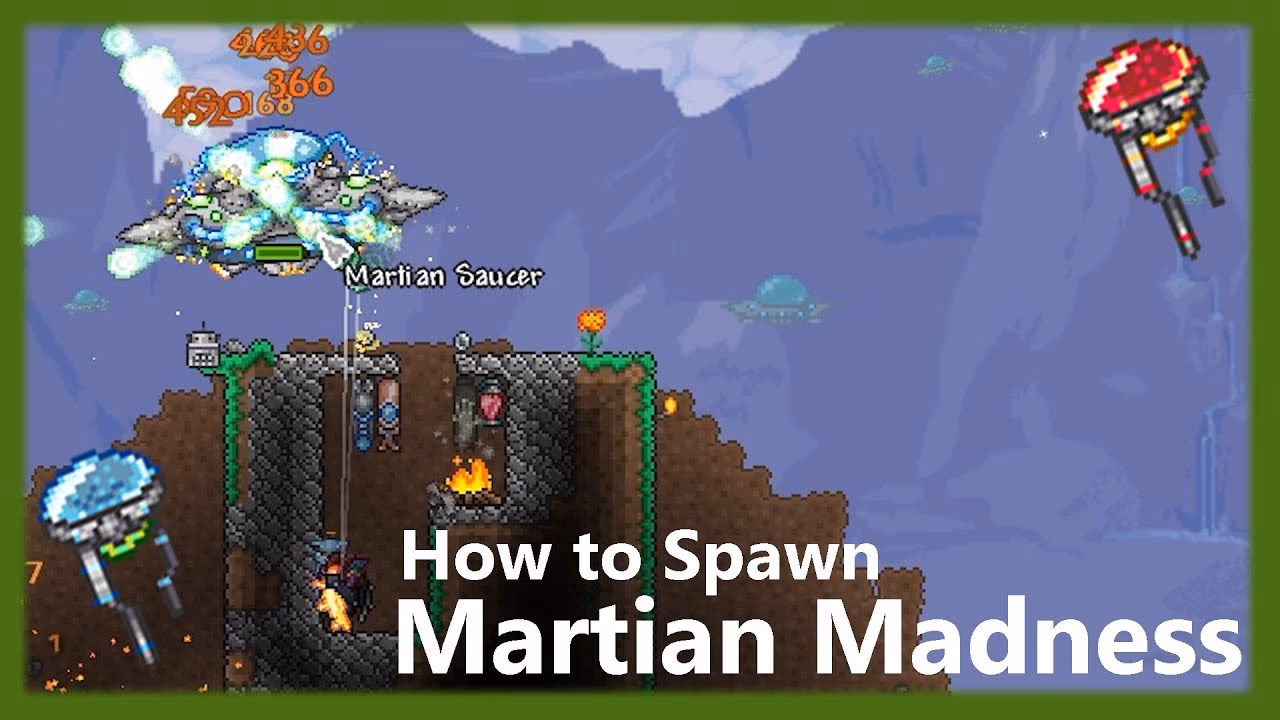Where do mobs spawn Terraria?